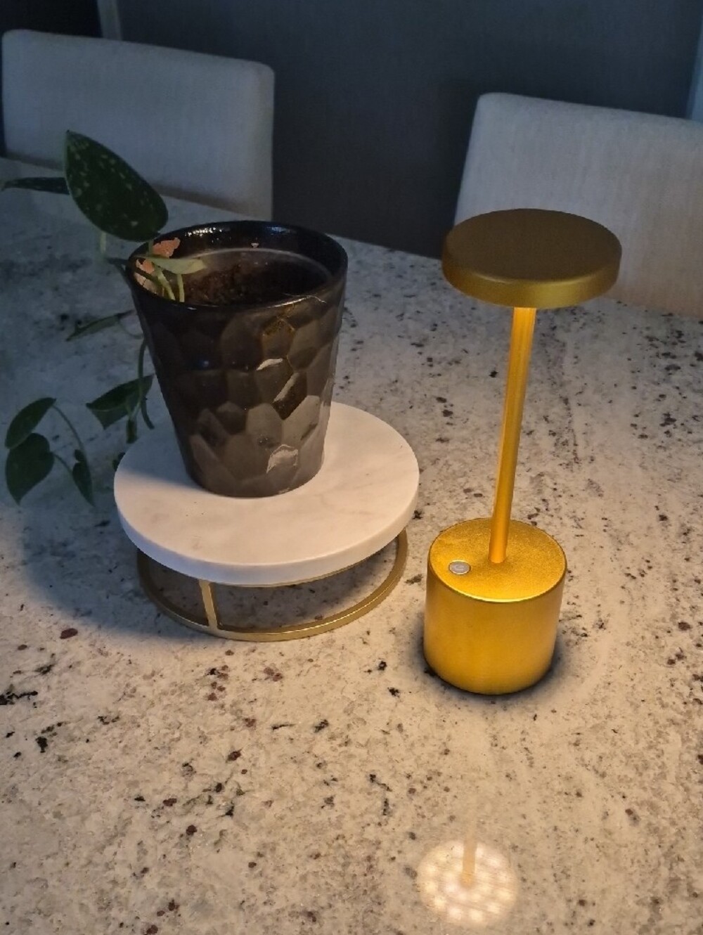LED Table Lamp - Gold Finish